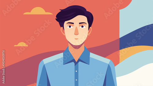 Star employee, success leader or confidence, high performance staff or achievement, evaluation or award winning, quality concept, confidence businessman with excellent golden star.