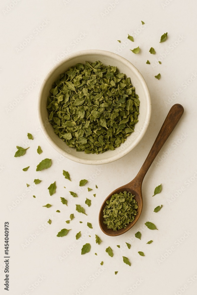 Dried Parsley Aromatic Herb Natural Food Ingredient Culinary Applications Dried Parsley Aromatic Herb Natural Food Ingredient Culinary Applications