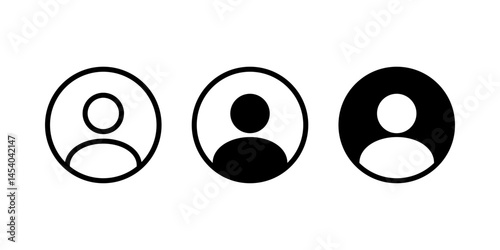 Default profile picture, Avatar, Photo placeholder icon set. Businessman avatar icons. Neutral gender silhouette.