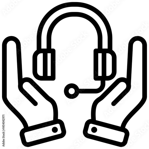 Support Outline Icon