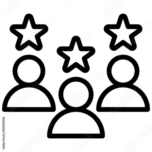 Satisfaction Outline Icon