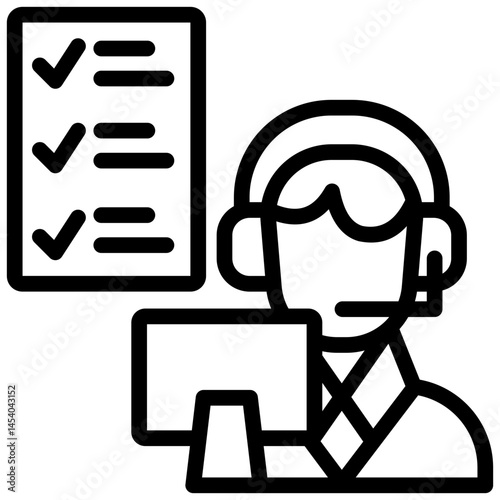 Operator Outline Icon