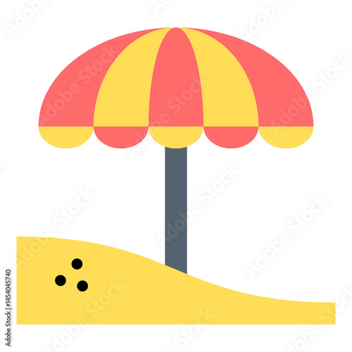 Beach Umbrella Icon