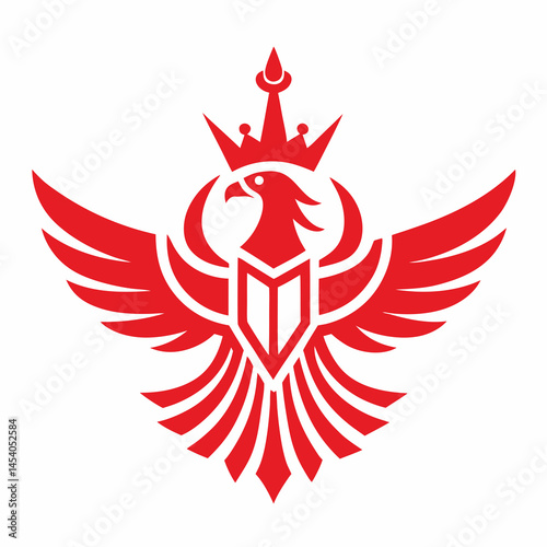 vector illustration of an eagle