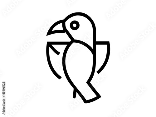 Solid black background for design projects , A completely black image suitable for use as a backdrop in graphic design, presentations, or websites of cakatua logo design . 