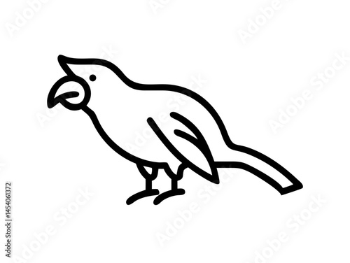Solid black background for design projects , A completely black image suitable for use as a backdrop in graphic design, presentations, or websites of cakatua logo design . 