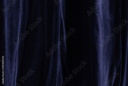 Obraz na płótnie blue curtain in theatre background w salonie