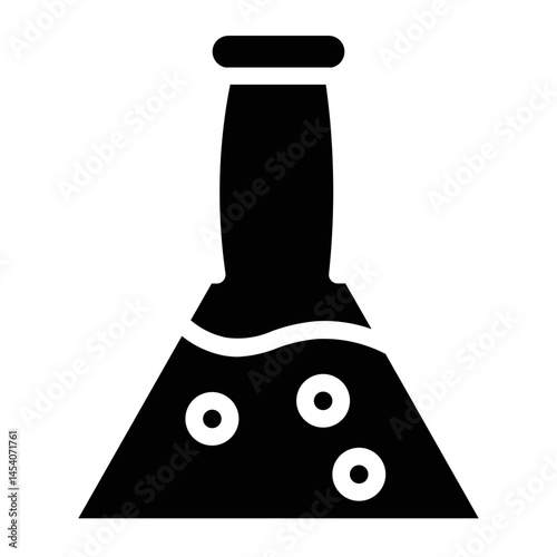 Blood Medicine Container Glyph Icon
