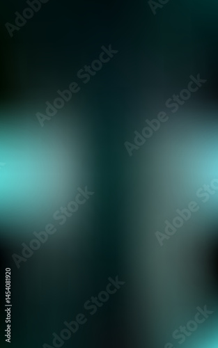 Blurred abstract gradient texture in shades of teal and black for background or digital design use