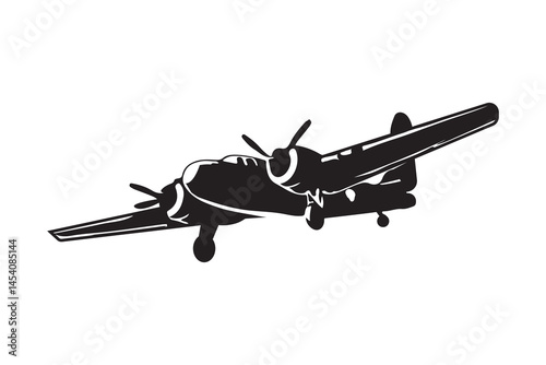 Military aircraft art silhouettes with white background
