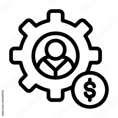 a row of icons containing business management, invoices, securities and business activities