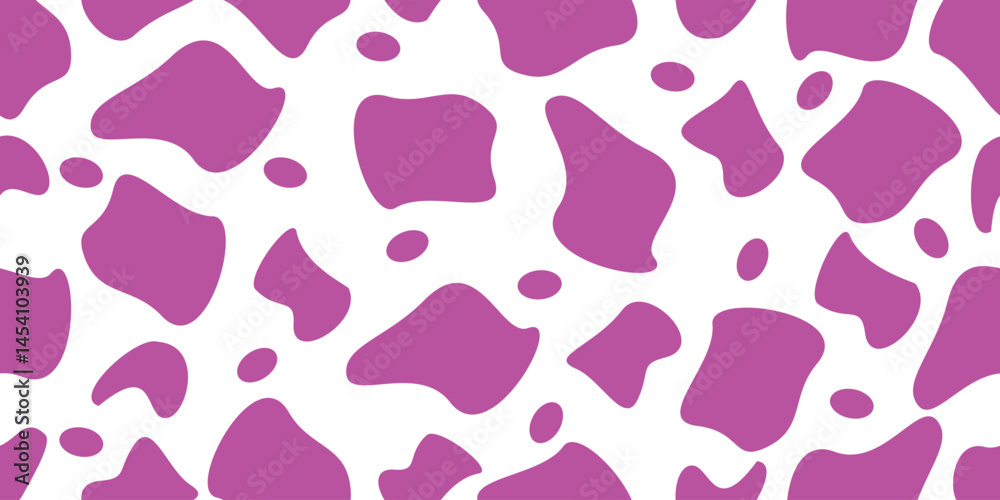 Seamless cow print, Animal print with skin spot texture, Abstract seamless pattern
Seamless cow print, Animal print with skin spot texture, Abstract seamless pattern