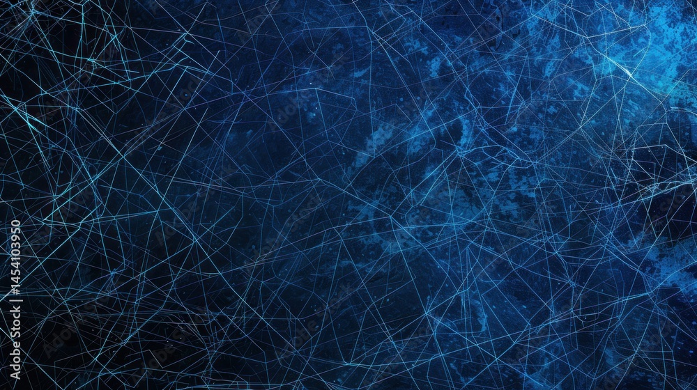 Blue abstract background with data lines for business Blue abstract background with data lines for business