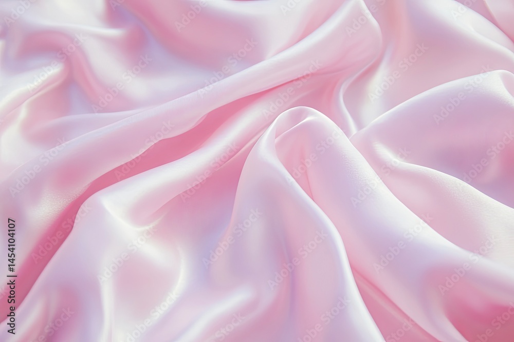 Obraz premium Pink Silk Fabric Texture Background