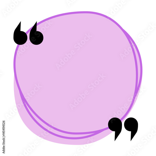 Quote vector bubbles text dialog message comment memo box. Quote bubble template speech frame chat dialogue information