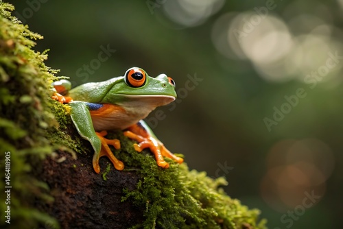 Tree frog, flying frog laughing