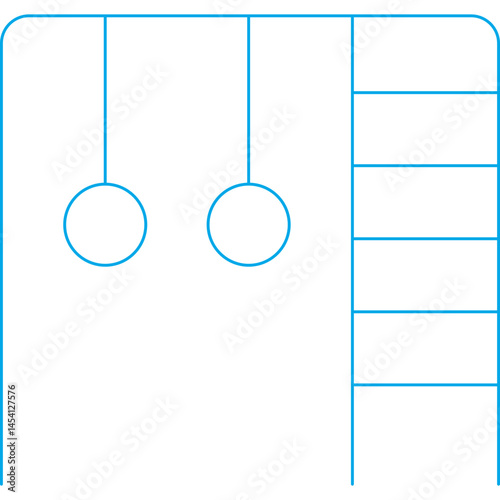 Swing icon single vector illustration