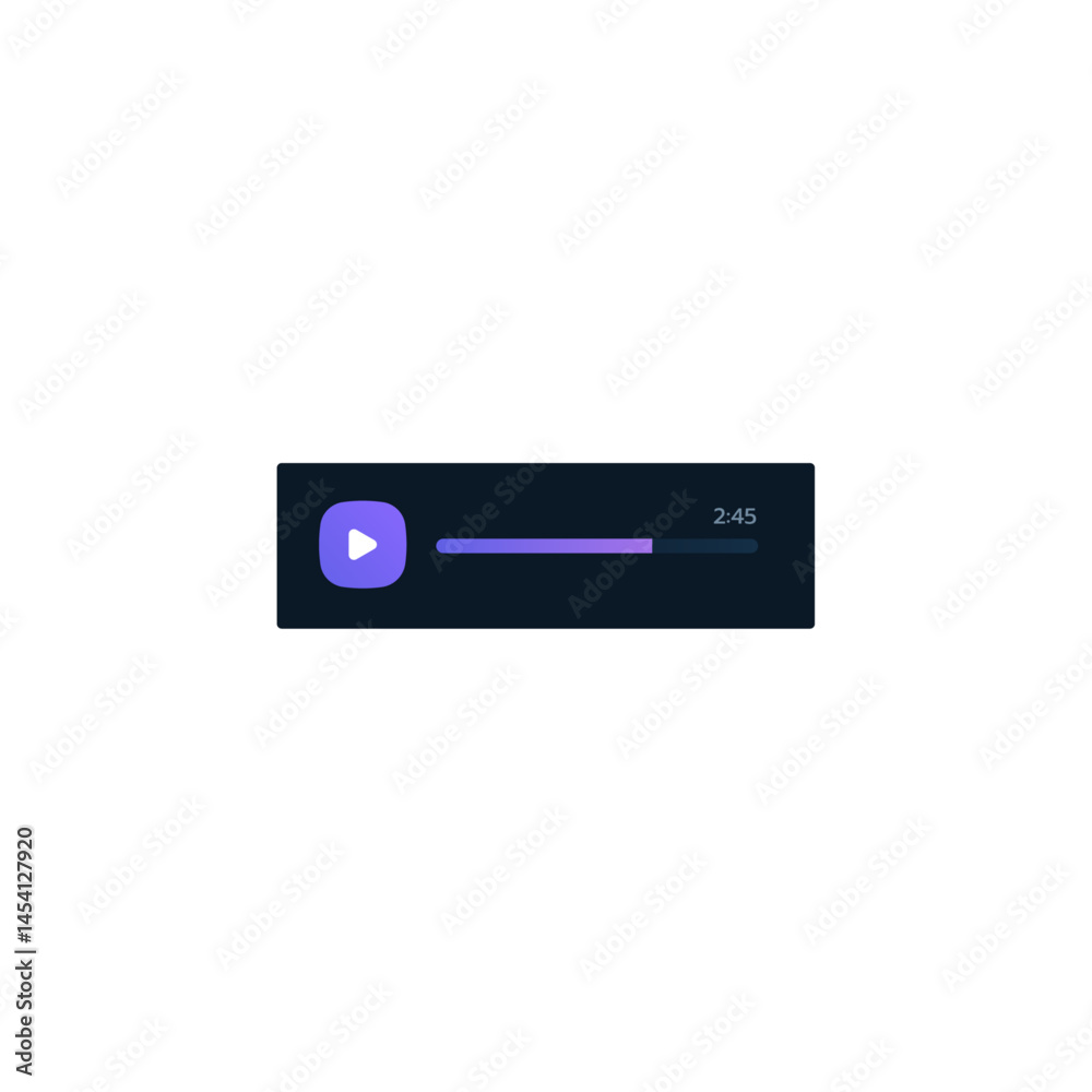 Play audio ui icon logo flat vector design Play audio ui icon logo flat vector design