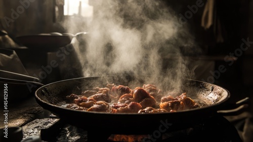 view of food on the table