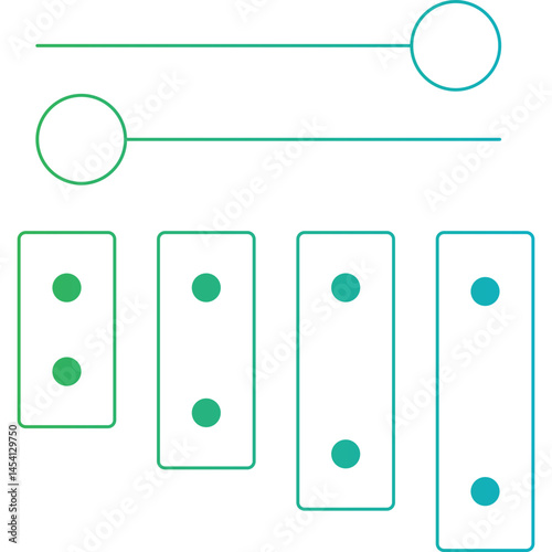 Music icon single vector illustration