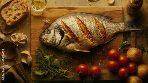 view of food on the table
