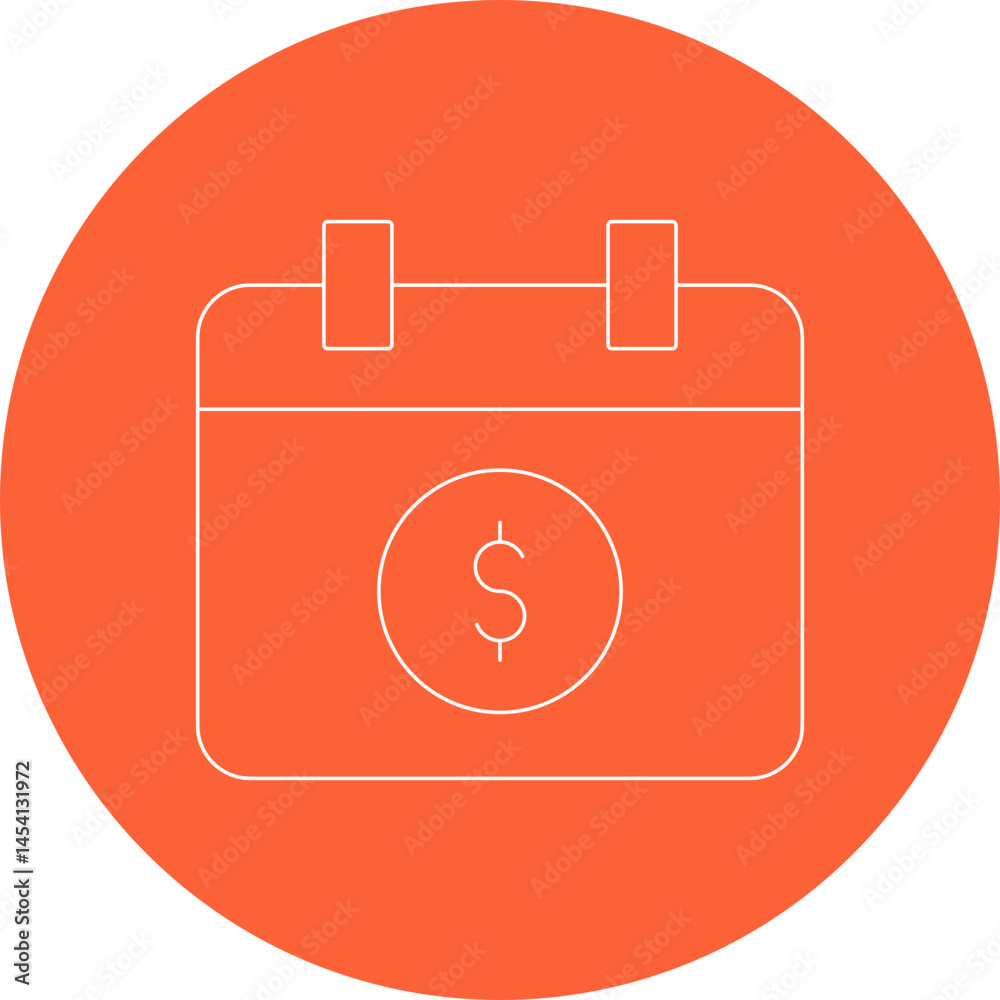 Calendar icon single vector illustration Calendar icon single vector illustration