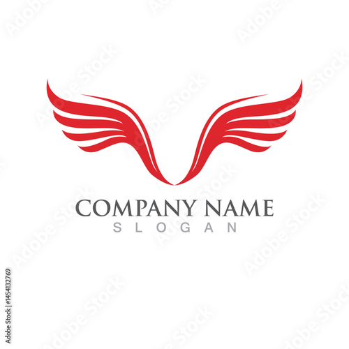 Wing Logo Template vector illustration Free Download Wing Logo Template vector illustration - GFXLoad