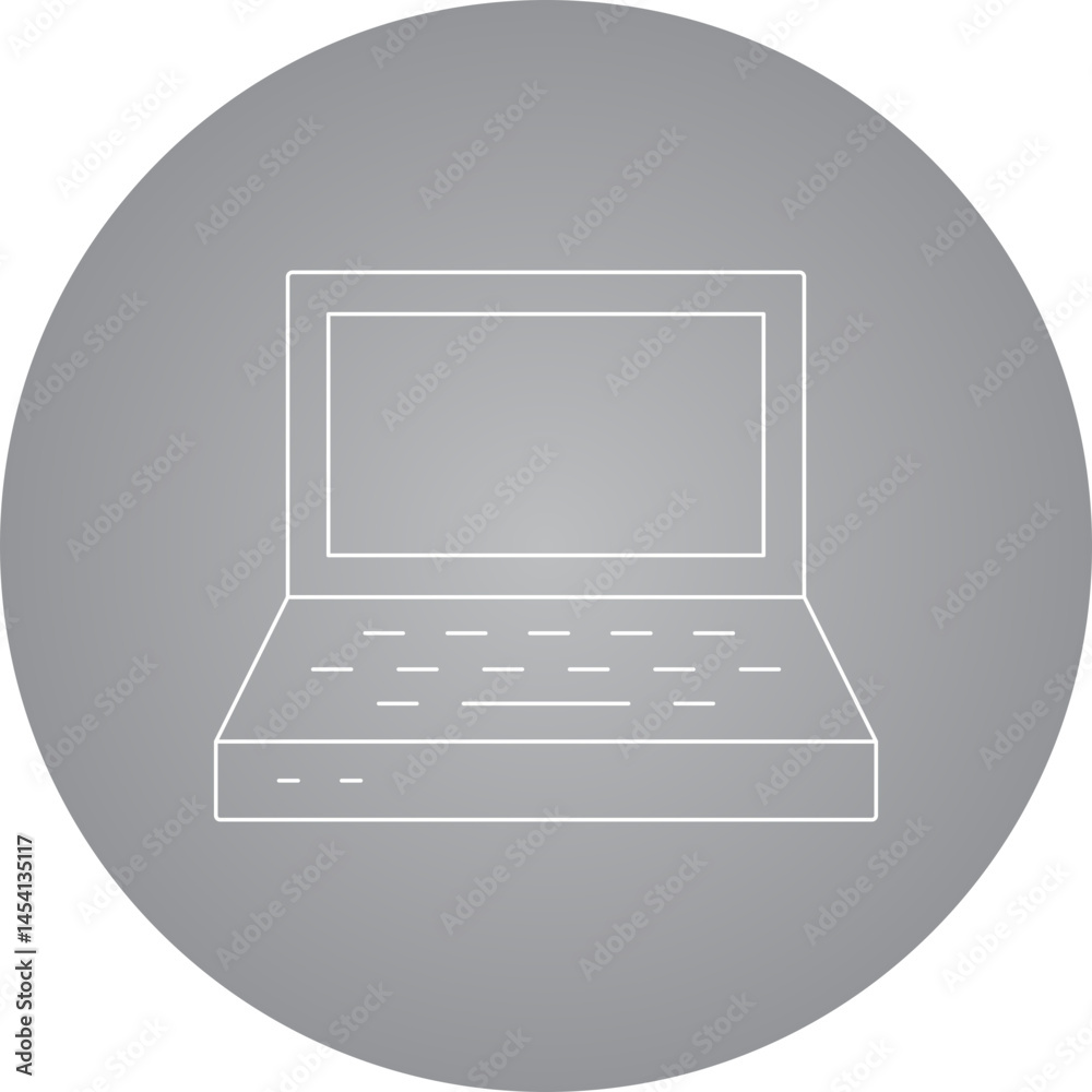 Laptop icon single vector illustration Laptop icon single vector illustration