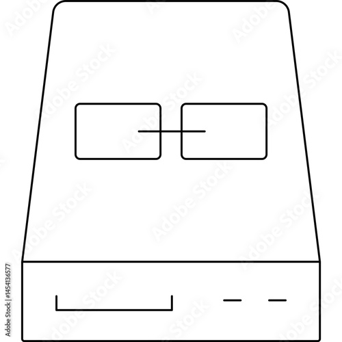 Linked server icon single vector illustration