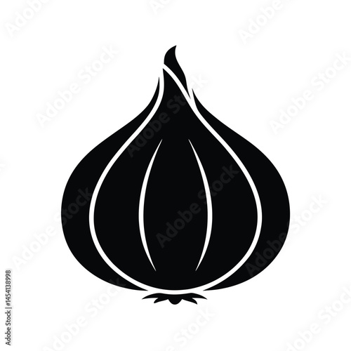 garlic isolated on white background