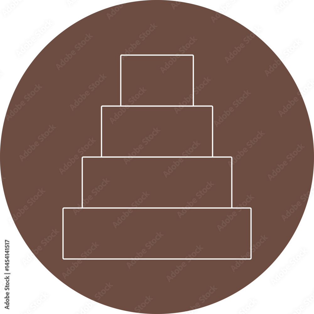 Stairs icon single vector illustration Stairs icon single vector illustration