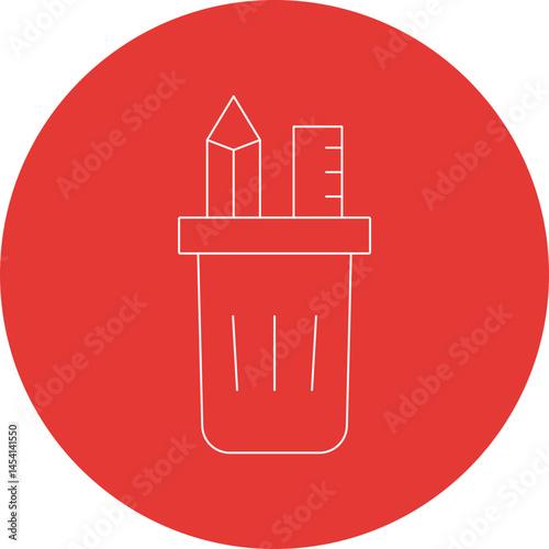 Stationary icon single vector illustration