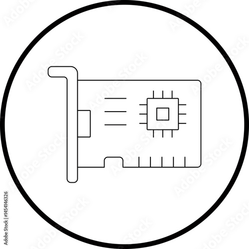 CPU icon single vector illustration
