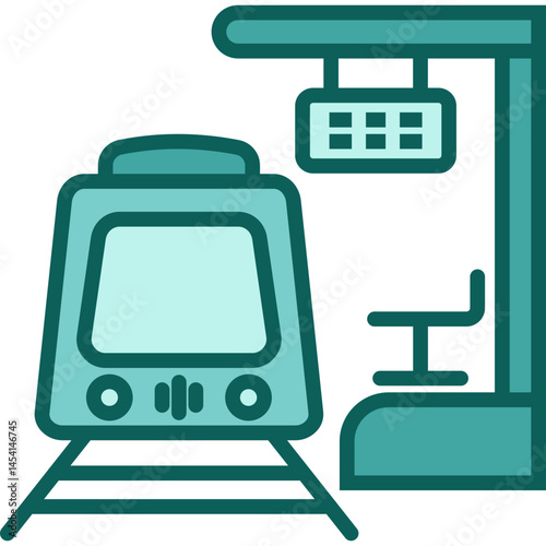 Train solid icon