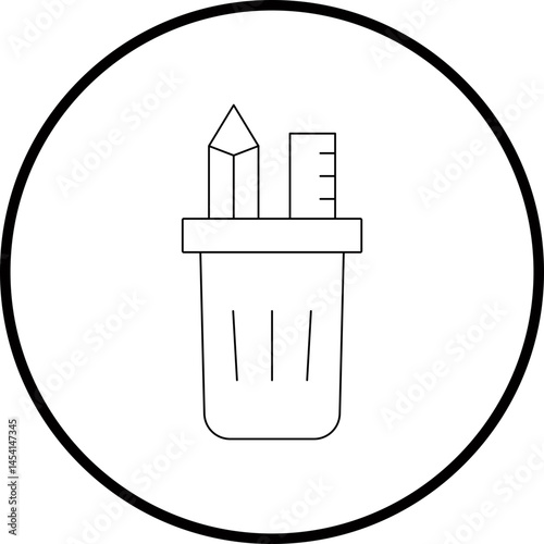 Stationary icon single vector illustration