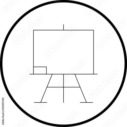 Story board icon single vector illustration