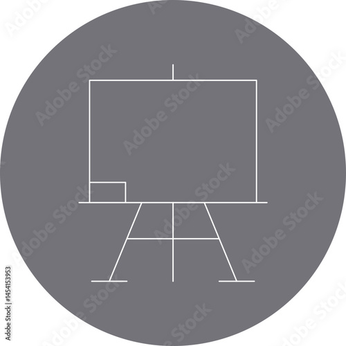 Story board icon single vector illustration