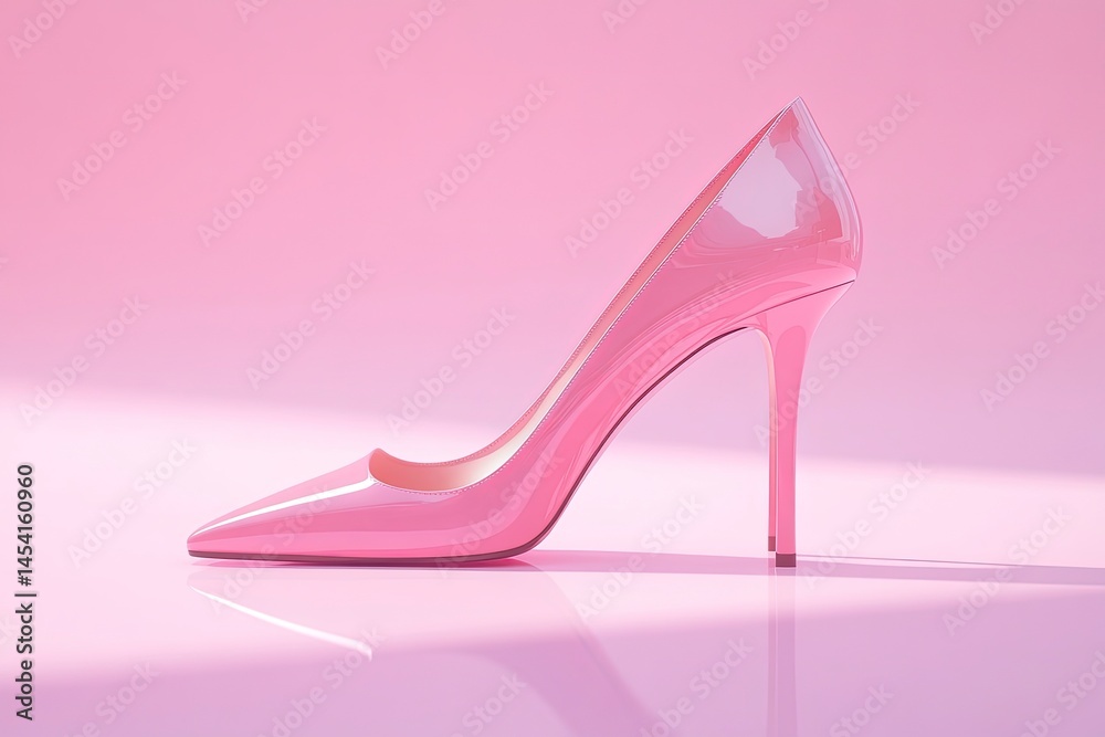 Pink High Heel Shoe Pink High Heel Shoe