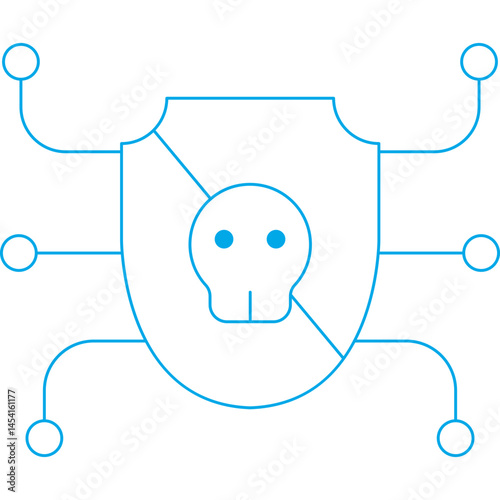VPN icon single vector illustration