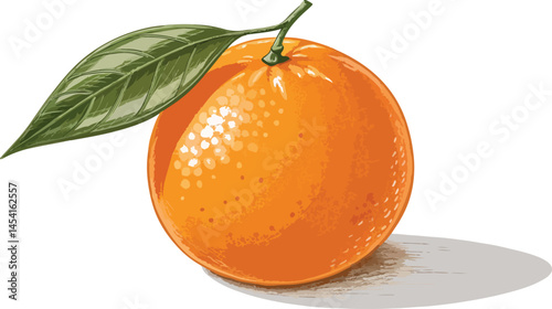 Orange isolated in white background vector design, Orange illustration vector design