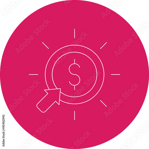 Clickbait icon single vector illustration
