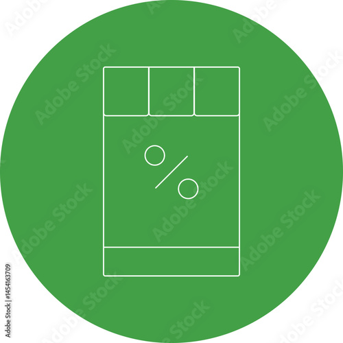 Shop store icon single vector illustration
