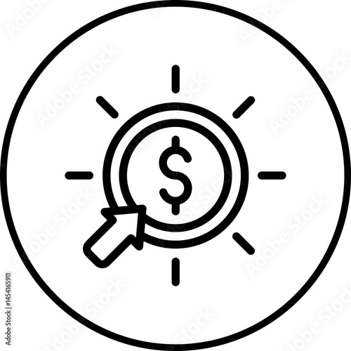 Clickbait icon single vector illustration