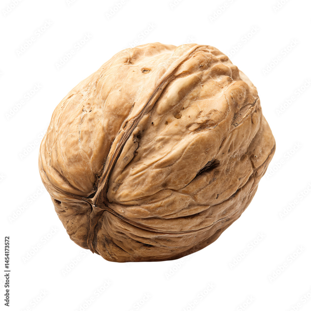 A whole walnut with its shell on transparent background. Healthy food ingredient for cooking or snacking. Natural source of protein and fiber for a healthy diet alternative. A whole walnut with its shell on transparent background. Healthy food ingredient for cooking or snacking. Natural source of protein and fiber for a healthy diet alternative.