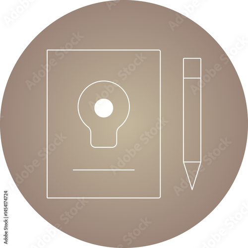 Book icon single vector illustration