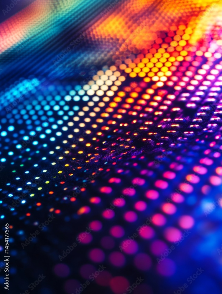 Colorful digital background with pixel effect.