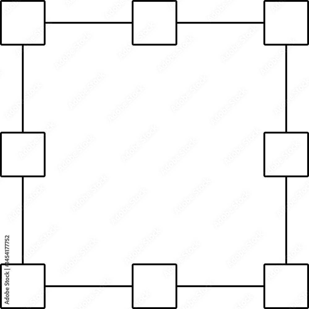 Bounding box icon single vector illustration Bounding box icon single vector illustration