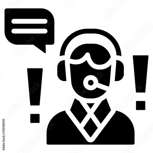 Complaint Glyph Icon
