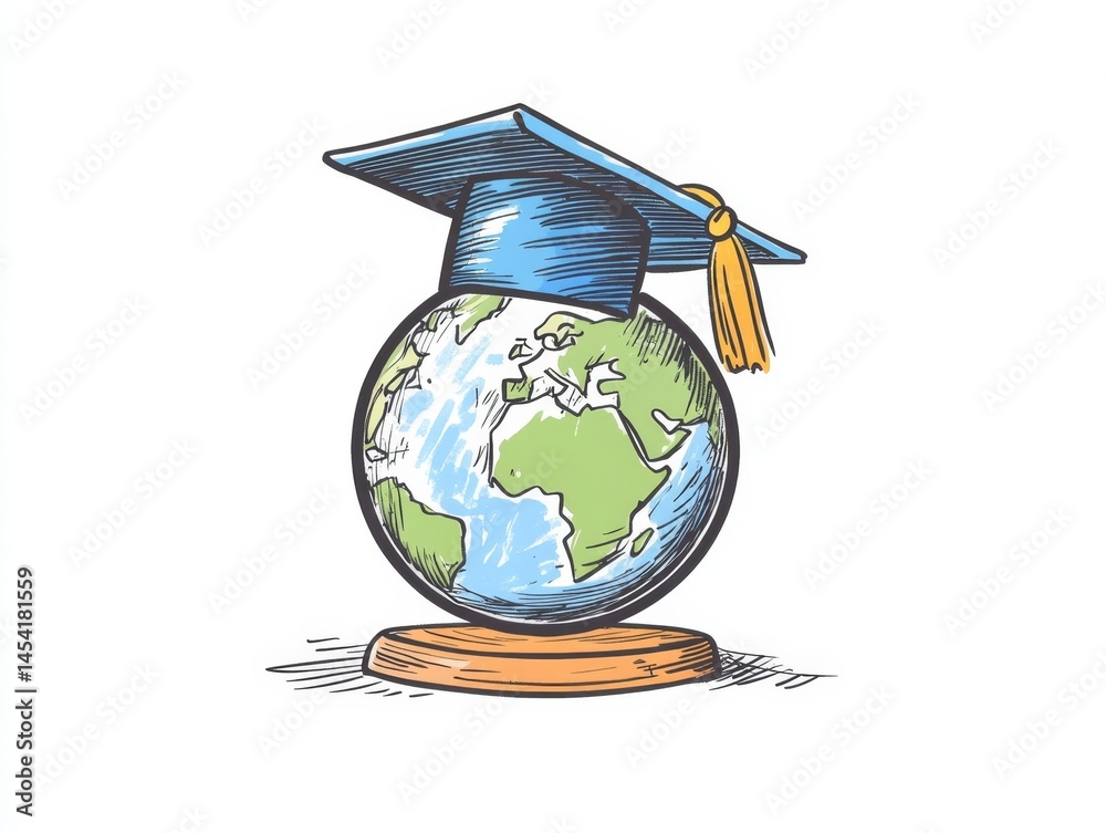 Celebration of global education achievement.