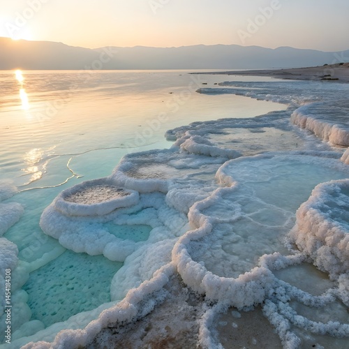 Dreamlike Mineral Pools and Crystals